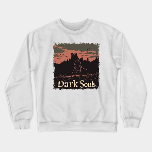 dark souls Crewneck Sweatshirt by peterdoraki